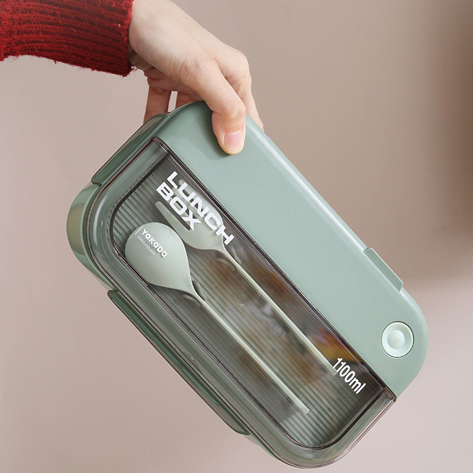 2 Compartment Lunch Box, Convenient Sealed Bento Lunch Box, Picnic Hiking Lunch Container, Detachable Food Container With Fork Spoon, Child's Student Adults Food Containers 2 Compartment Lunch Box, Convenient Sealed Bento Lunch Box, Picnic Hiking Lunch Container, Detachable Food Container With Fork Spoon, Child's Student Adults Food Containers
